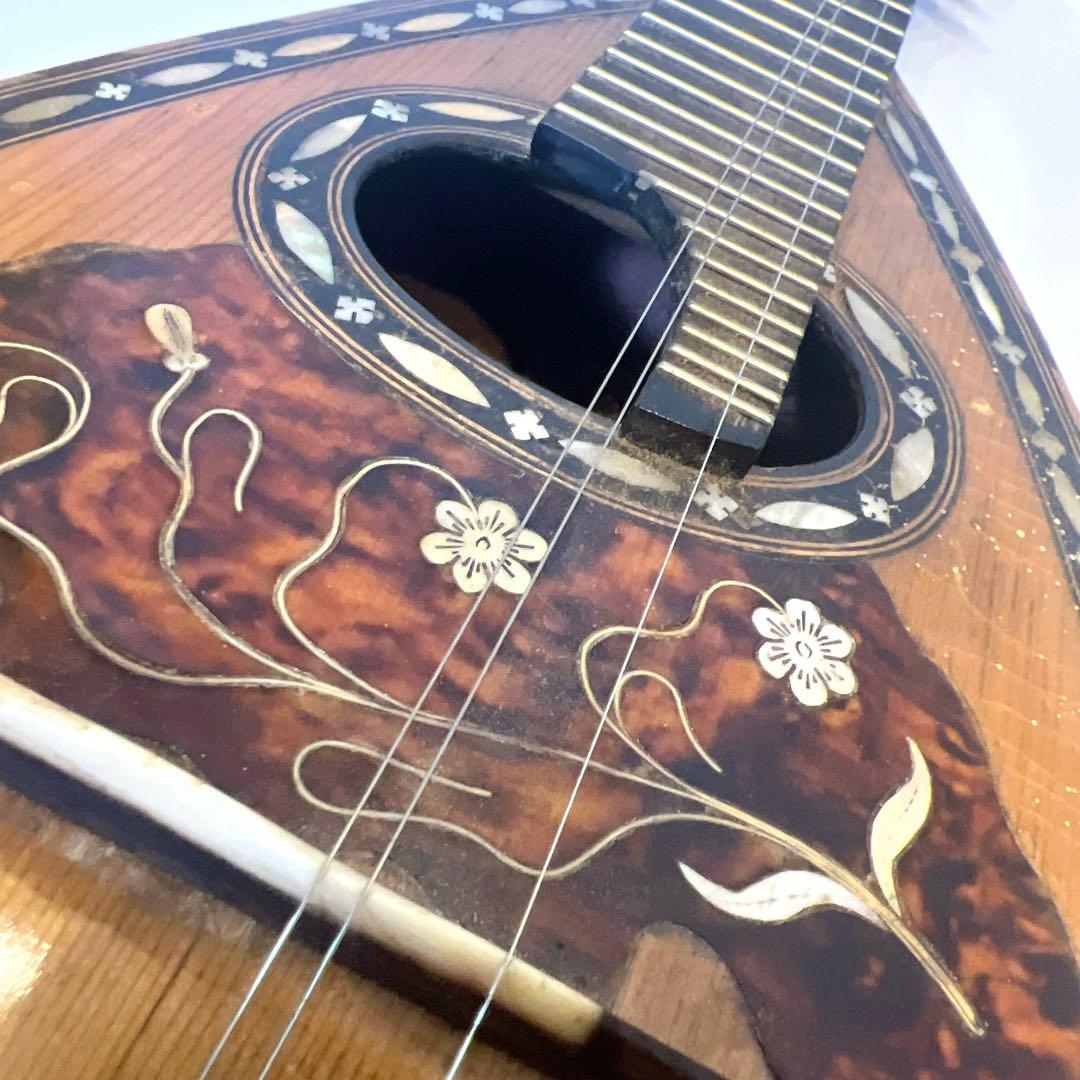 F. DE MUREDA NAPOLI マンドリン　ムレダ　インレイ装飾