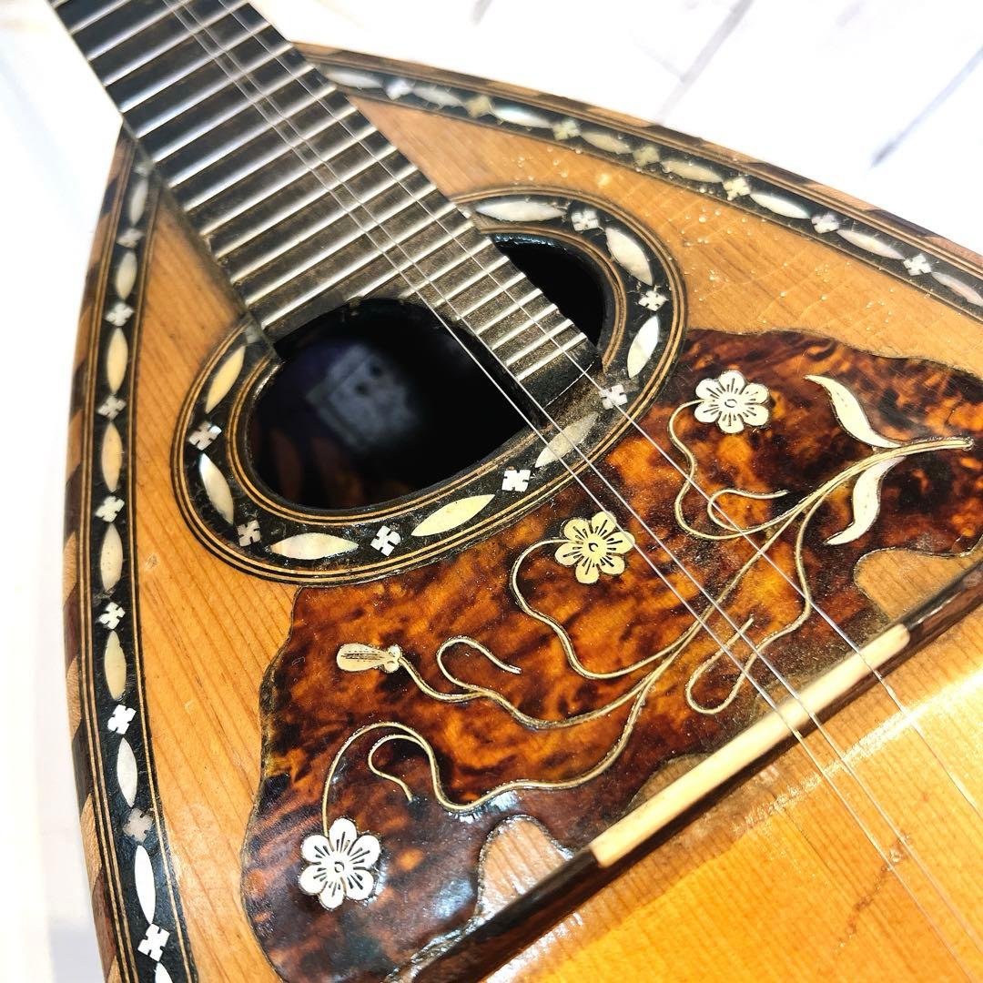 F. DE MUREDA NAPOLI マンドリン　ムレダ　インレイ装飾