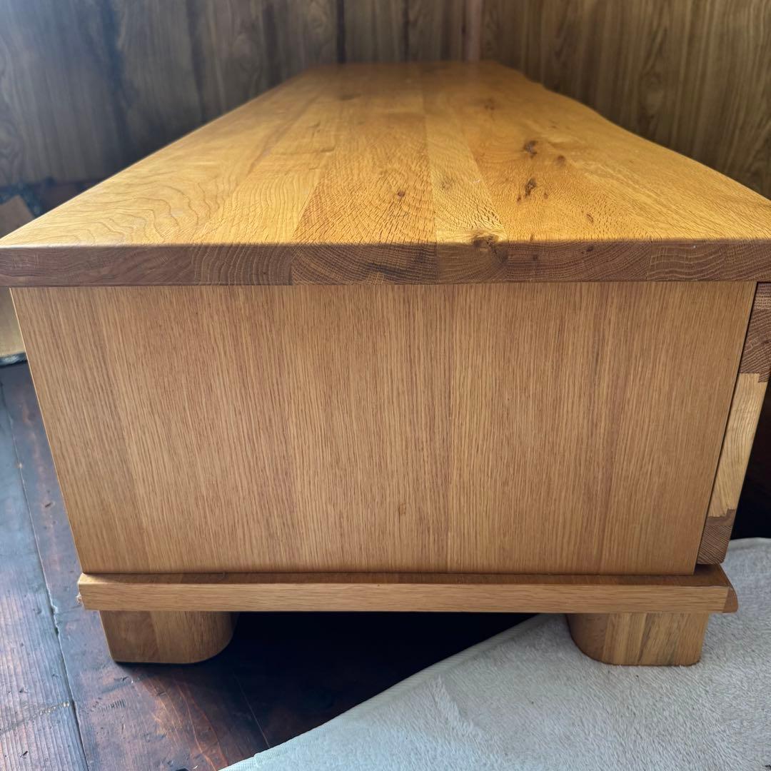 天然木目が美しい！大塚家具 起立￼木工 ドリフトオーク テレビボード