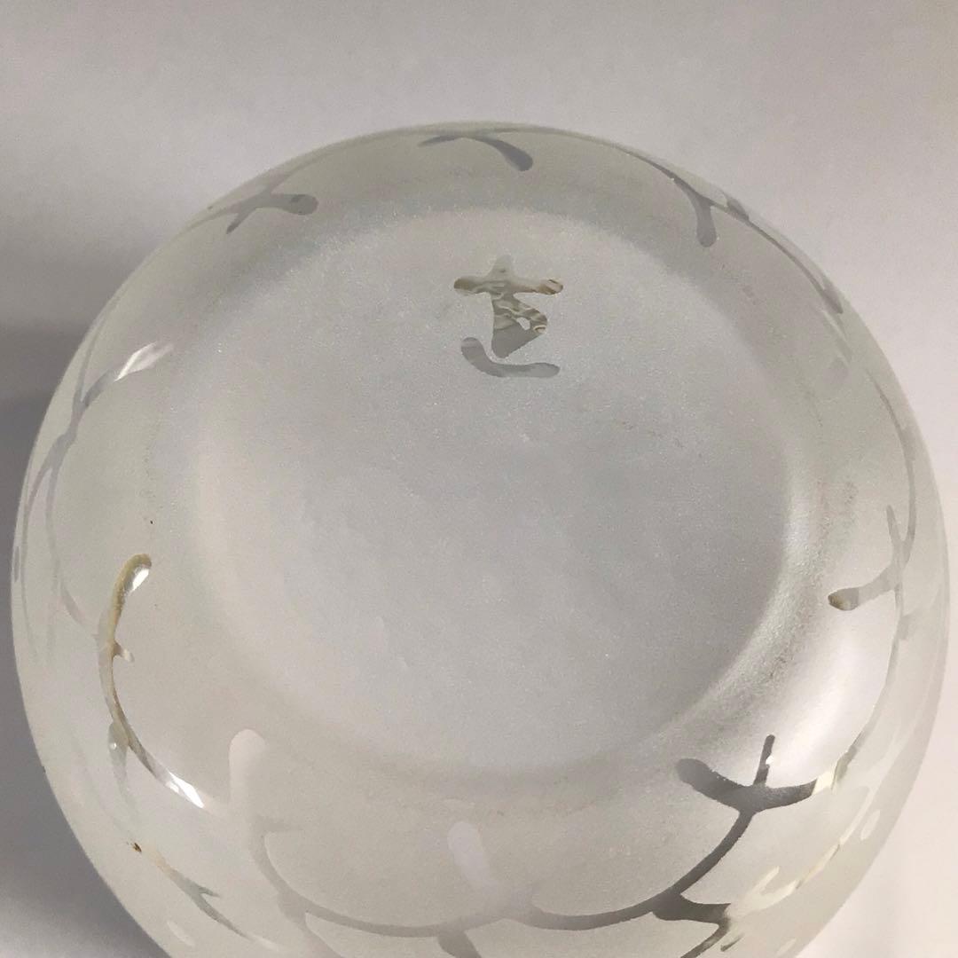 P660 棗 『高橋直樹造』『吹きガラス』『波千鳥文』『義山棗』 共