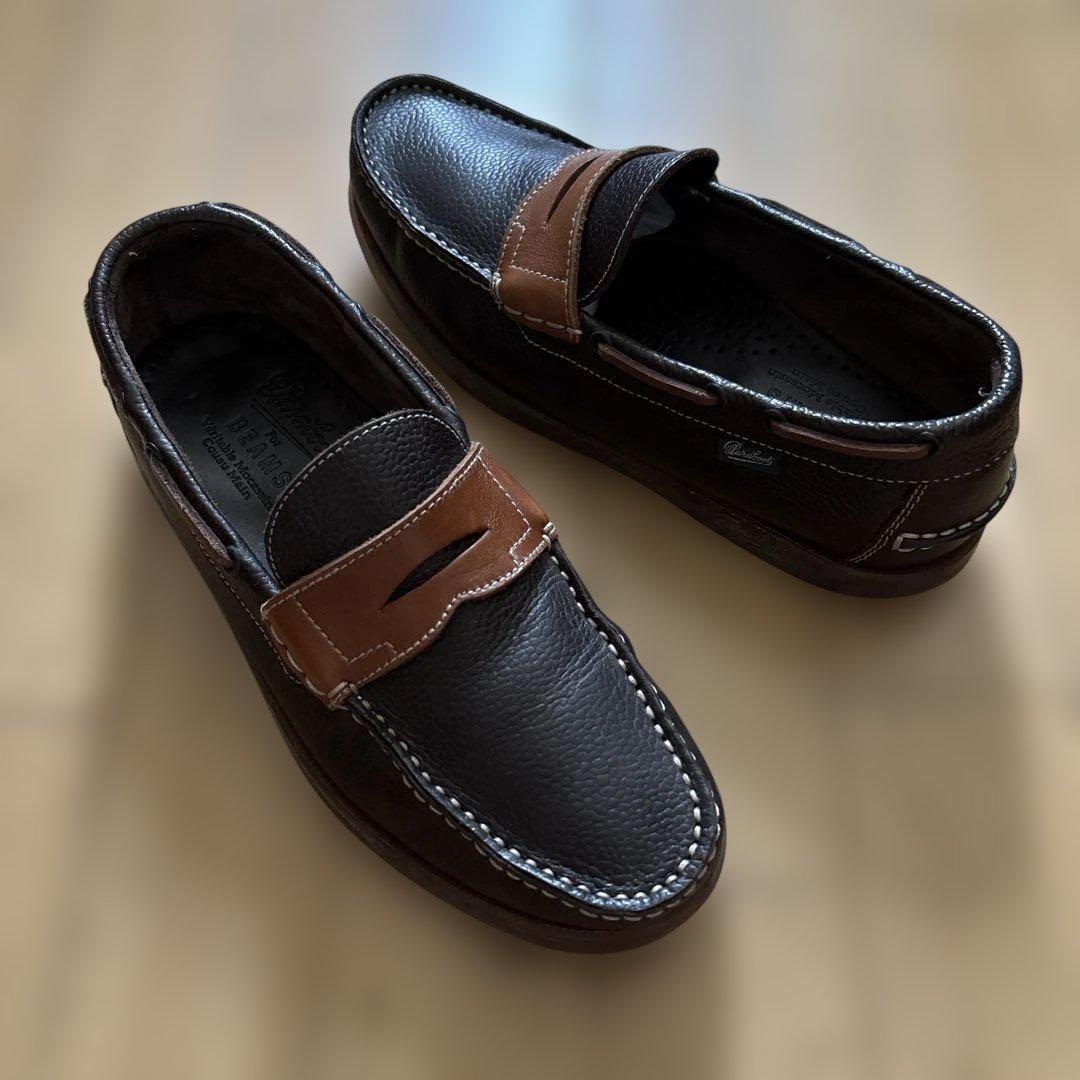 美品！Paraboot BEAMS別注 ローファー 本革