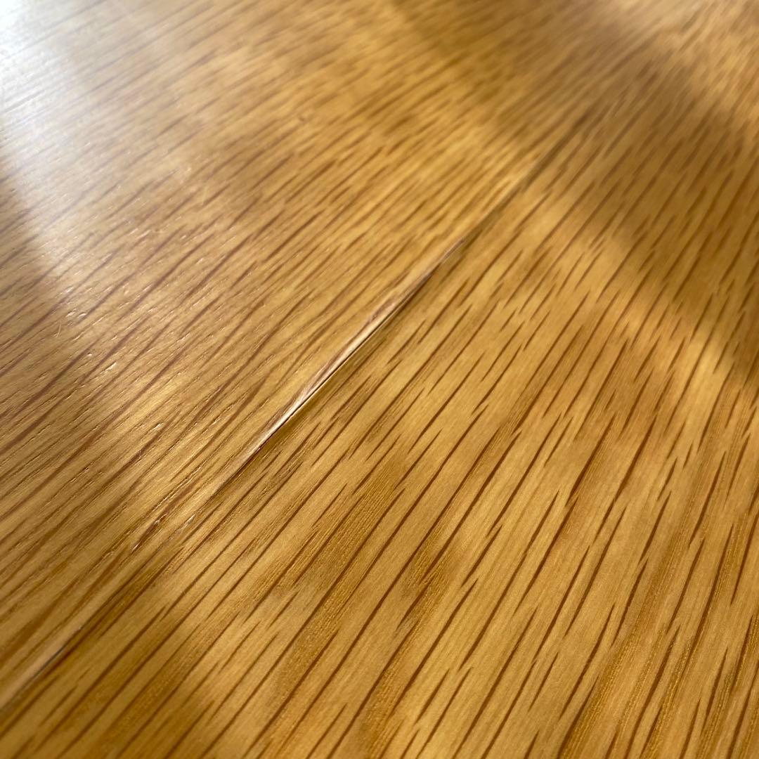 変形ダイニングテーブル　ベルメゾン　ナチュラル