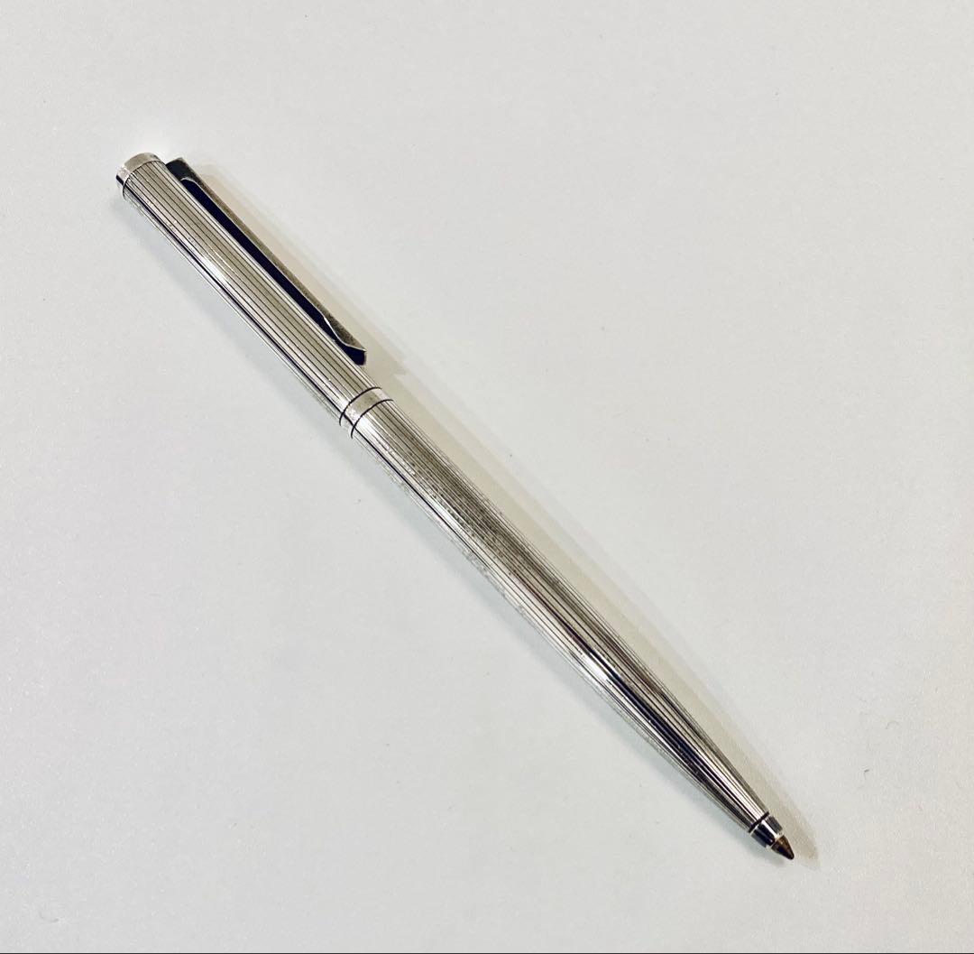 ドイツ製◇ダンヒル 高級ボールペン シルバー dunhill モンブラン製造