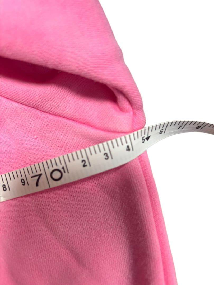 新品 We Are Righteous ジップアップフーディ M ピンク