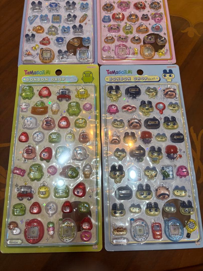 【正規品】2たまごっち ボンボンドロップシール 4種セット