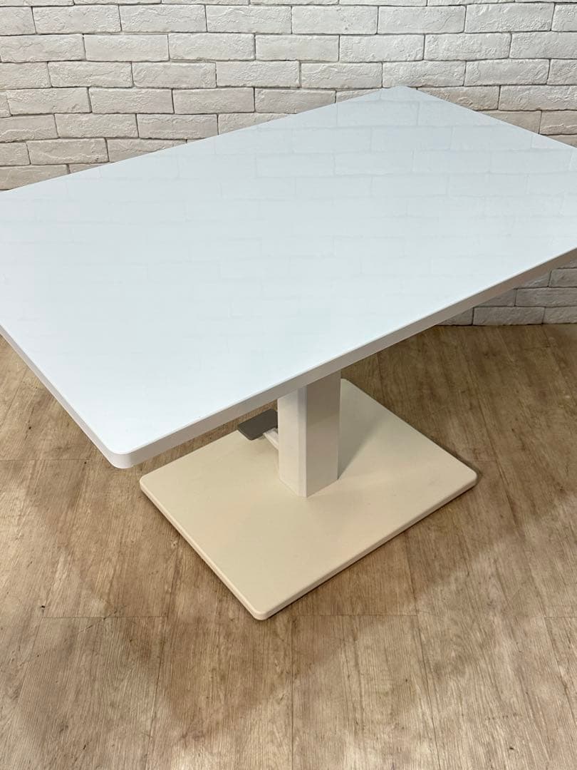 ①【東京都内23区配送無料】昇降テーブル　ダイニング　センター　リビング　食卓