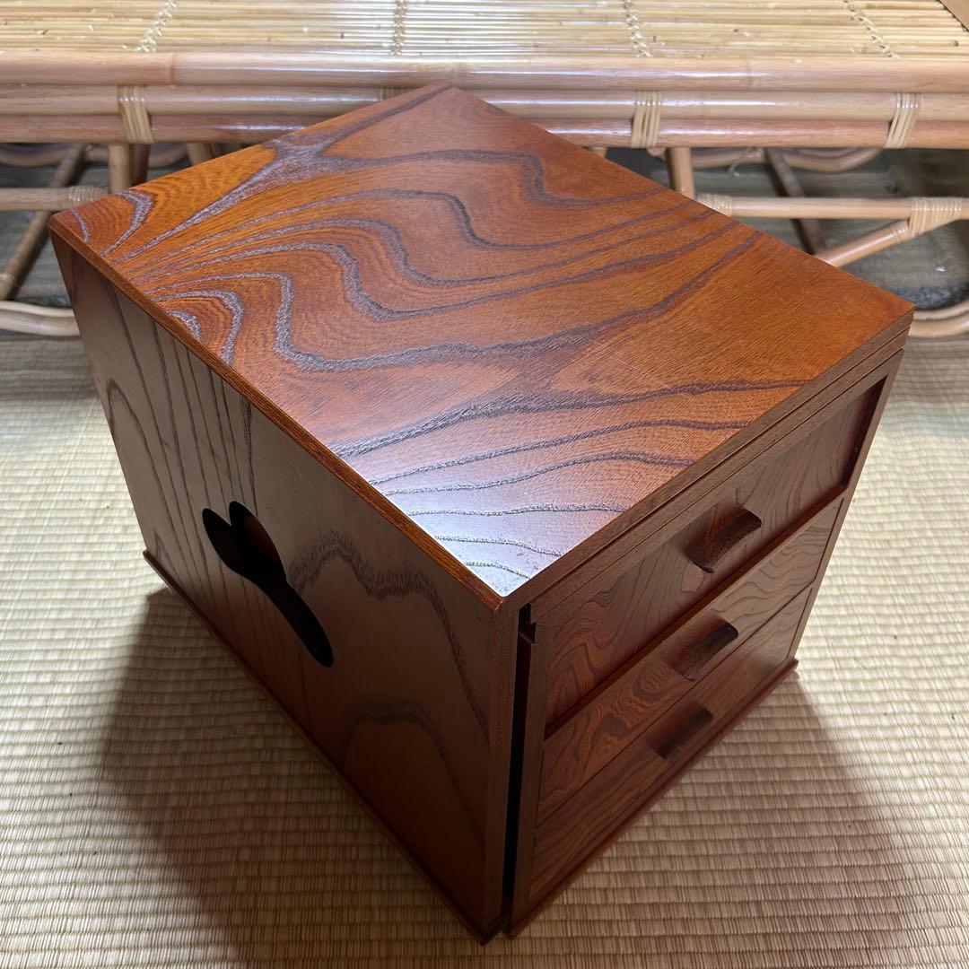 折りたたみ文机 高級 けやき 日本製