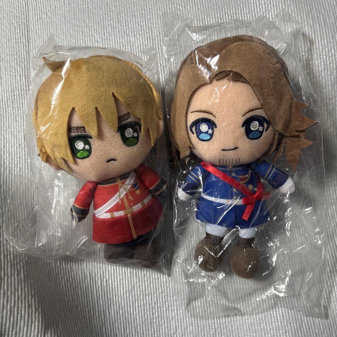 ヘタリア イギリス フランス アクリルスタンド chibiぬいぐるみ アクスタ