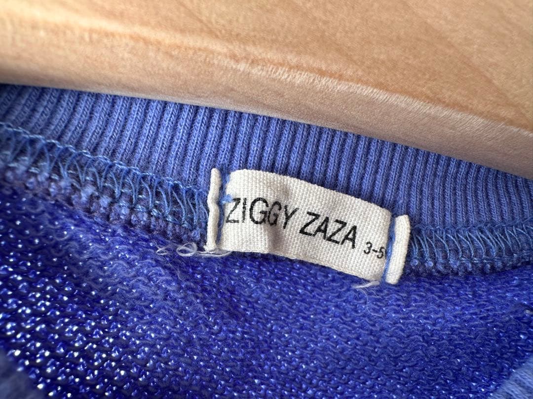 ZIGGY ZAZA ブルー トレーナー 3-5