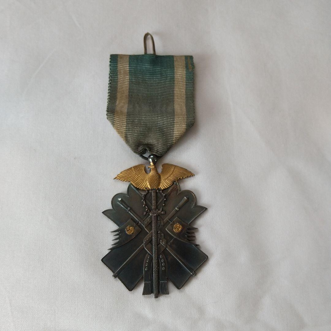 大日本帝国 旧日本軍記章 明治期 功七級金鵄勲章 大日本