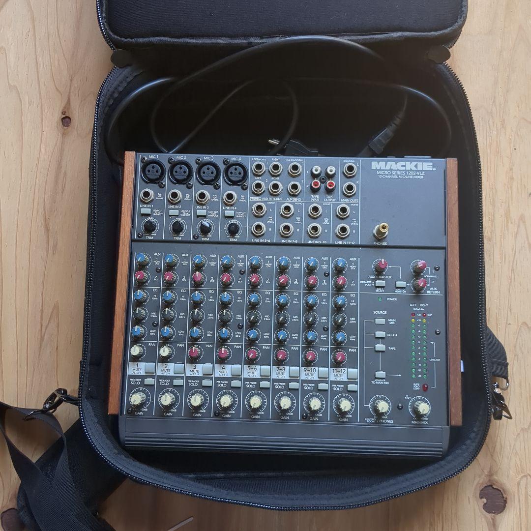 MACKIE 1202vlz初代+キャリングバッグ