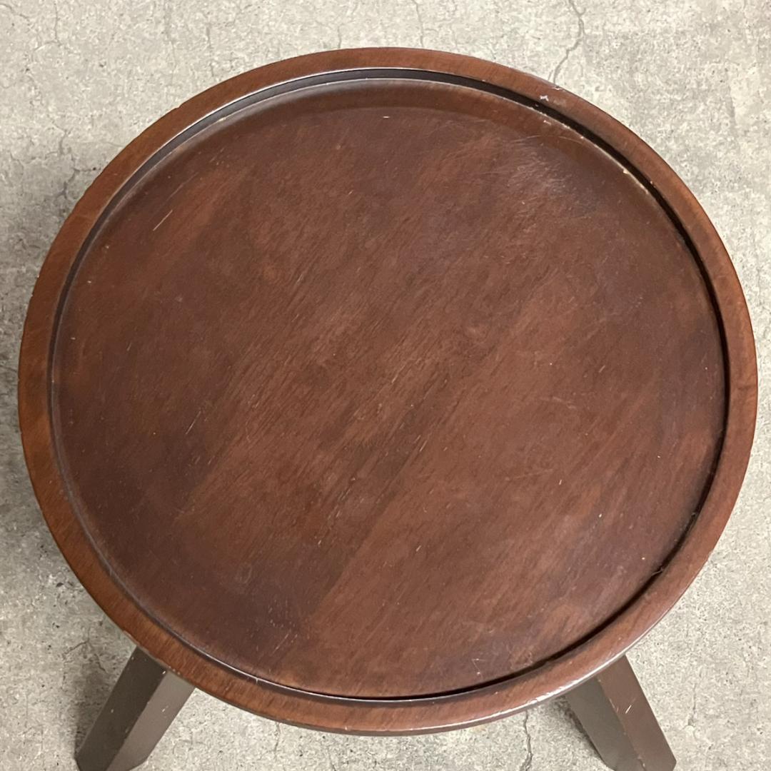 値下広松木工 LUME ルメ 回転 昇降式スツール 座面取り外し可 チェック柄