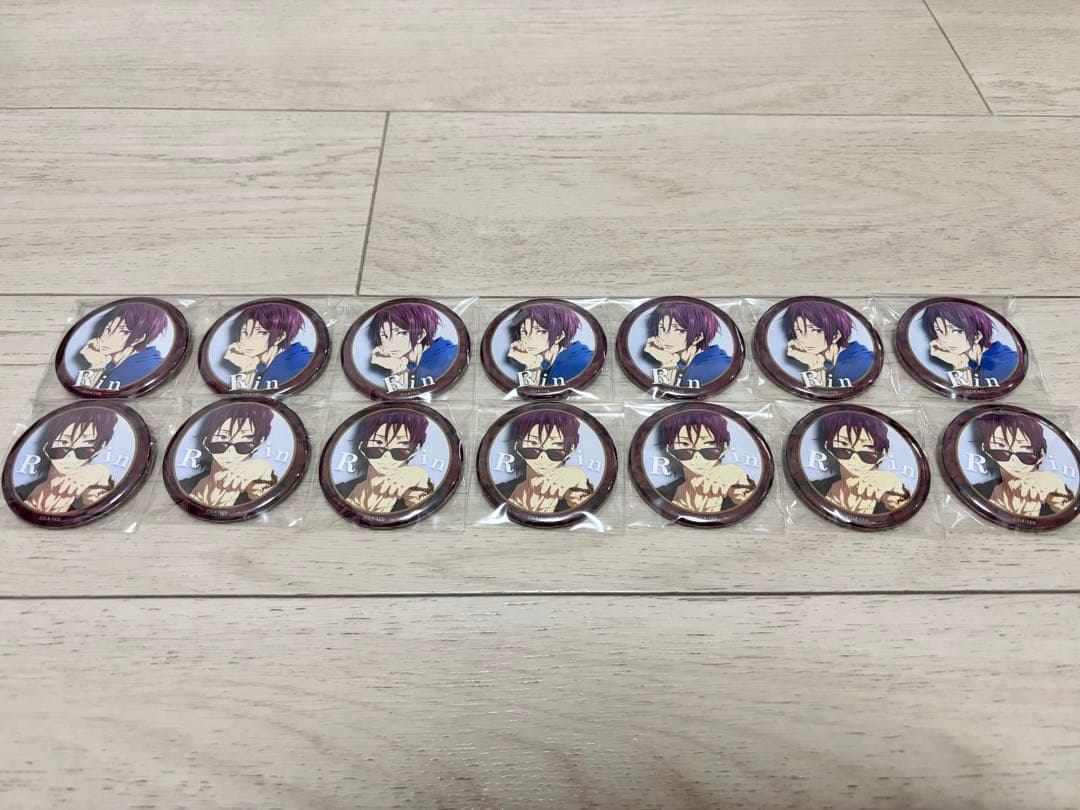 【使用済】Free!ES 松岡凛 ムック 缶バッジ×14 使用済】Free!ES 松岡凛 ムック 缶バッジ×14 使用済】Free!ES 松岡凛