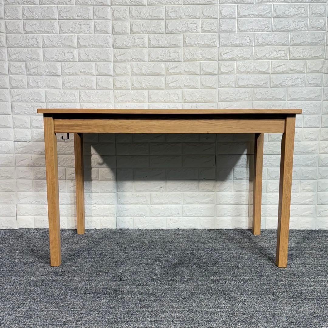 MUJI 無印良品 木製デスク オーク材 天然木 机 テーブル 家具 A034