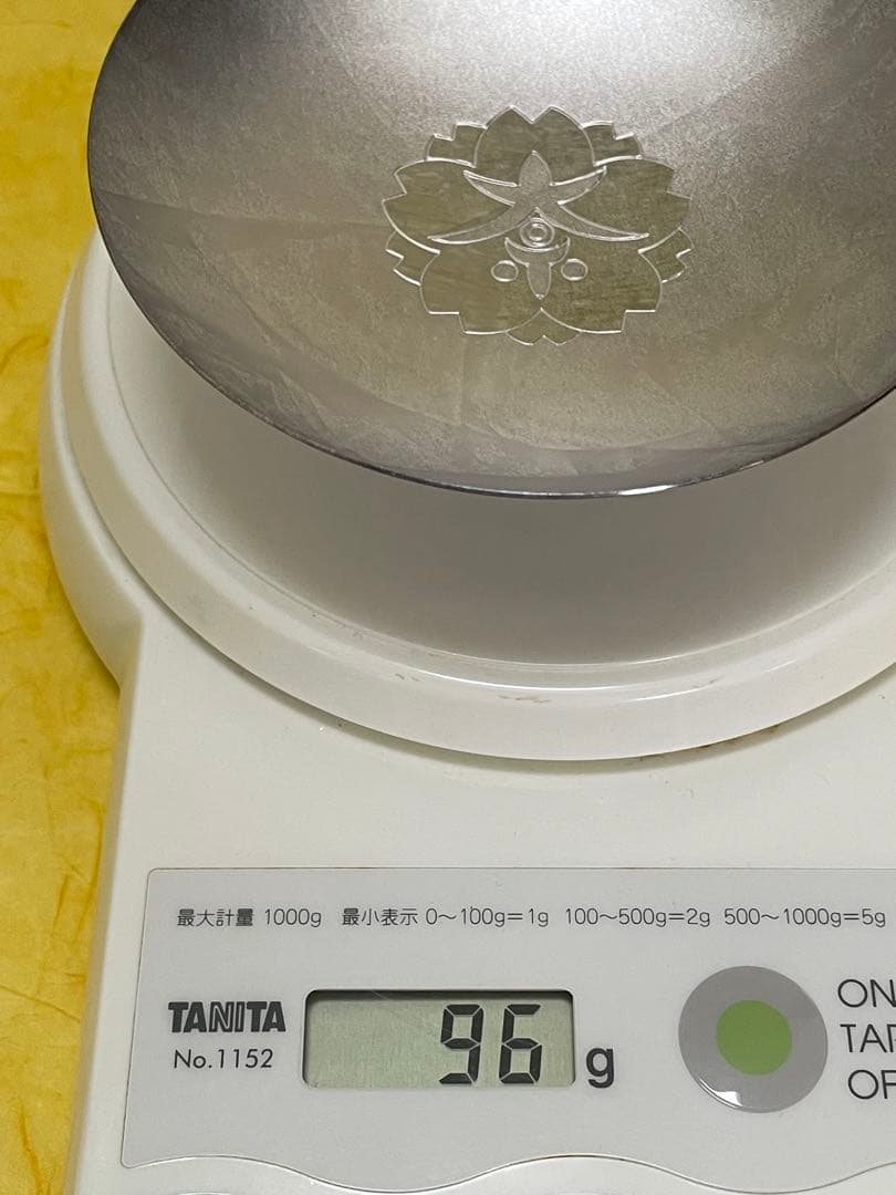 銀杯 銀盃 純銀 96g 刻印あり 桐箱付き