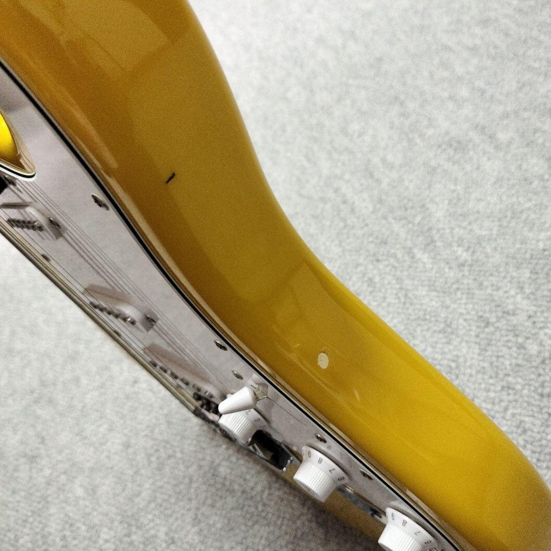 美品!! Selder セルダー ストラト イエロー新品チューナーストラップ付