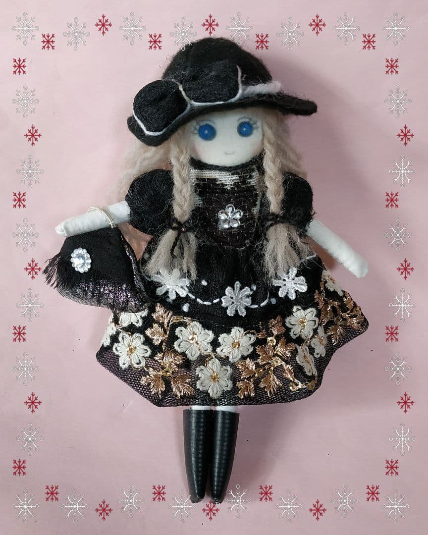 ドールチャーム バッグチャーム ハンドメイド 人形