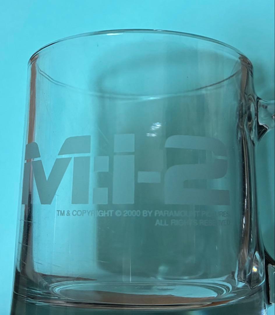 MI2 ミッション・インポッシブル ２　マグカップ　ガラス　トム・クルーズ