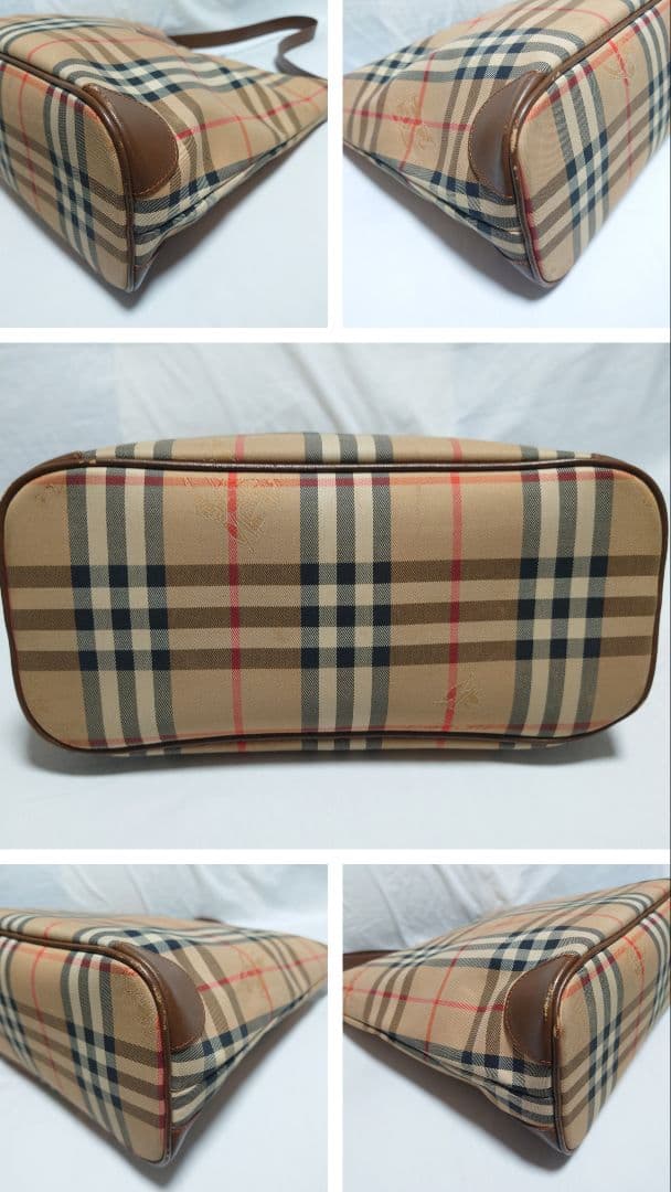 〈希少〉BURBERRY　ショルダーバッグ　月桂樹　シャドーホース　レザー