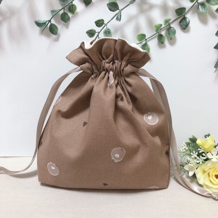 アンティークフランス プロテアの花 オービュッソン織タッセル付