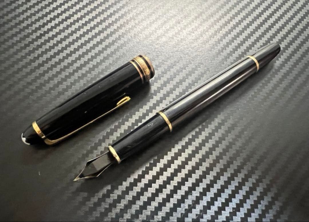 モンブラン 144 EF 全金 ブラック 万年筆 前期モデル H52693713