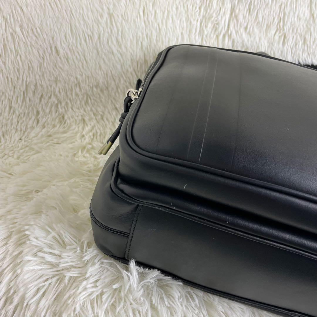 【美品】BALLY バリー ビジネスバッグ 2way レザー A4 黒