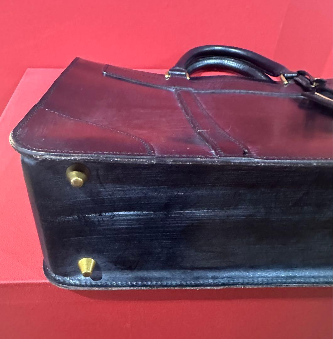 GANZO ブリーフケース 東京青山本店にて購入 長期保管品