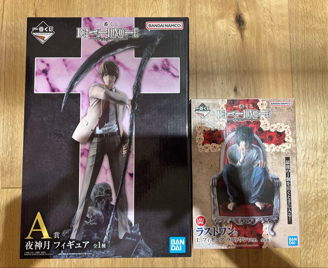 デスノート一番くじ　A賞夜神月　ランスワン賞Ｌ　セット