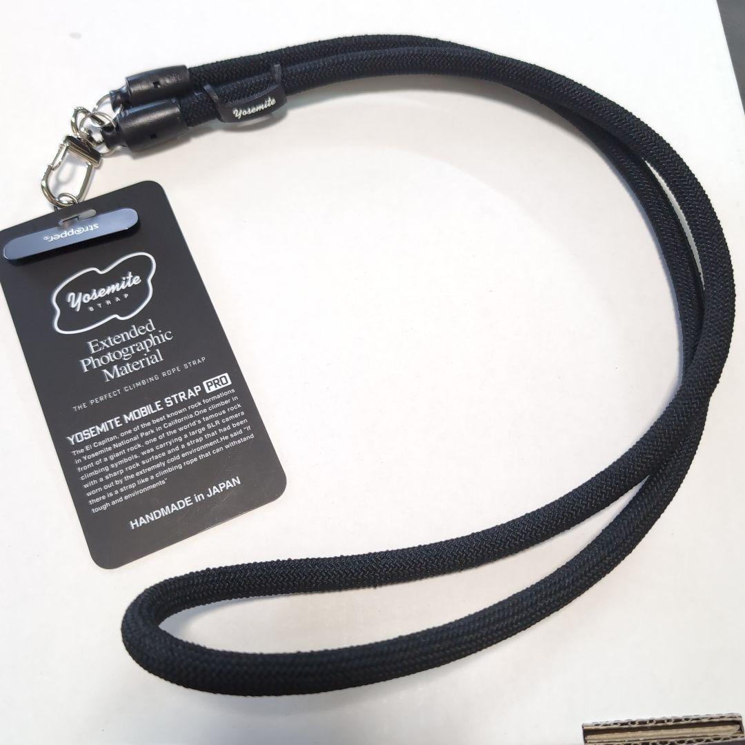 YOSEMITE MOBILE STRAP ブラック　ヨセミテ　ストラップ 楽天市場】ヨセミテ ストラップ ブラックの通販