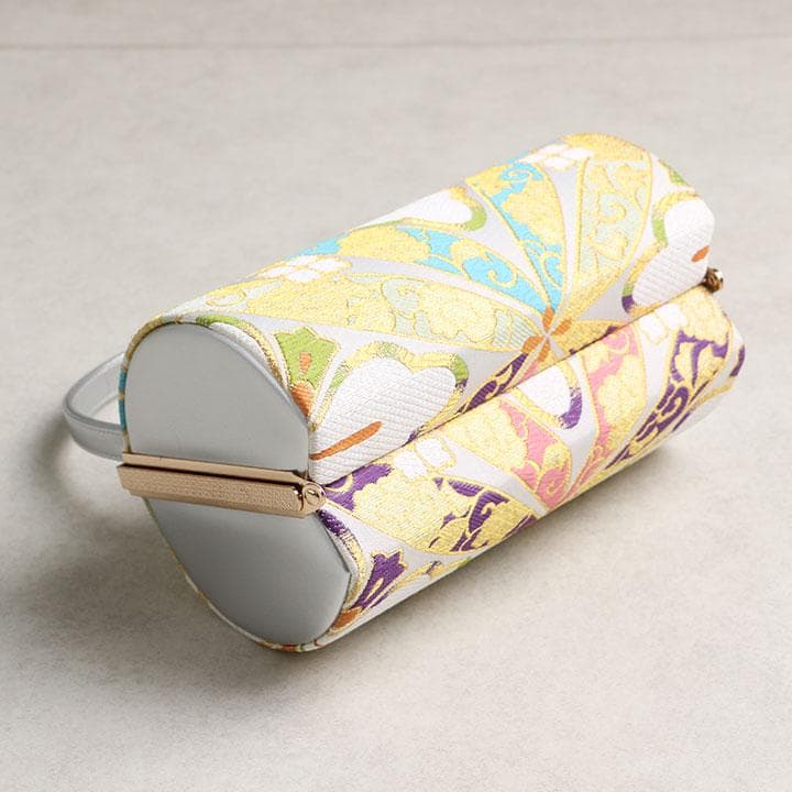 【新品】振袖用 草履バッグセット　古典 七宝文様　02809N