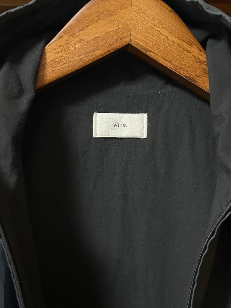 ジャケット・アウター ATON MERCERIZED COTTON | STAND PULLOVER