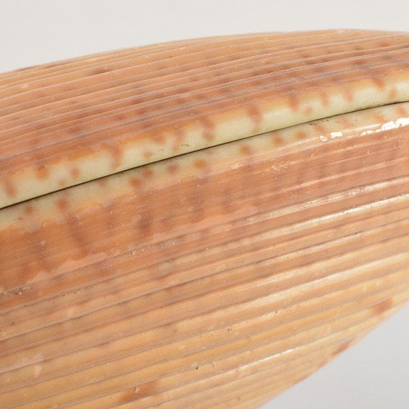 茶道具　正孝作　御所車絵　貝合わせ香合　堀内宗完(兼中斎)極め箱　C　6739