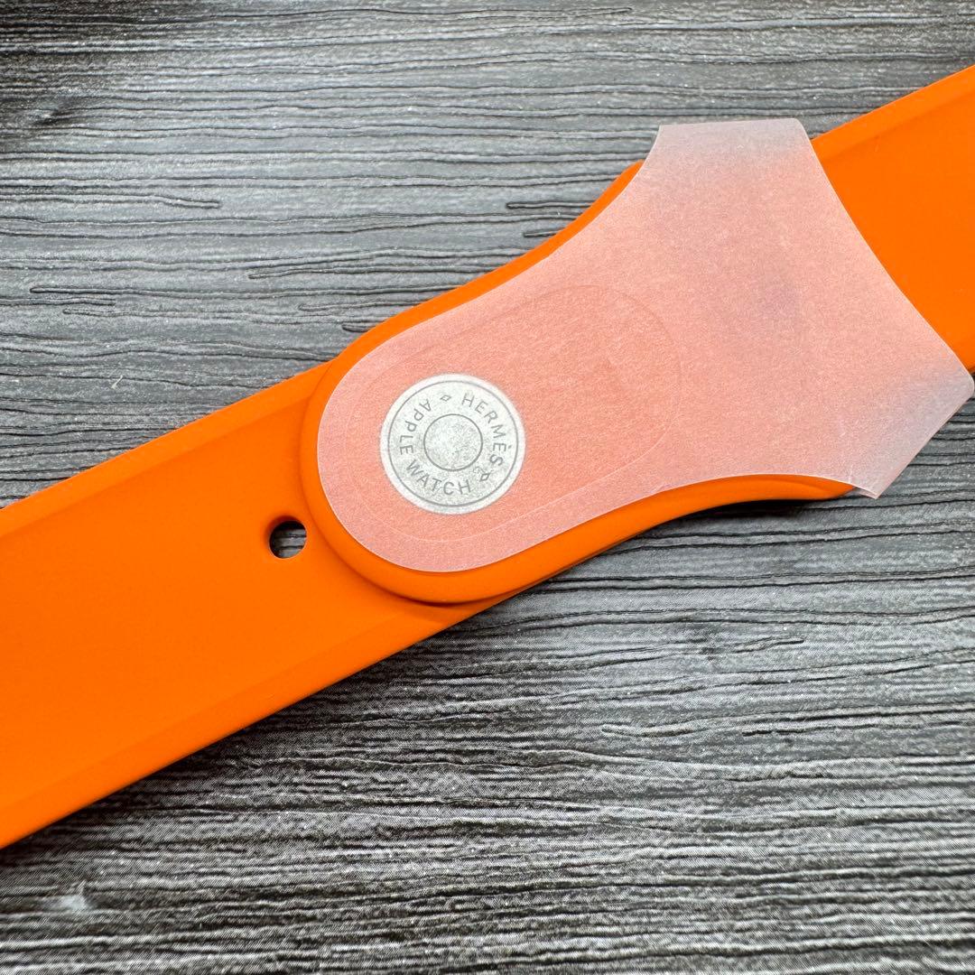 2794 未使用　Apple Watch エルメス　オレンジラバー　スポーツ