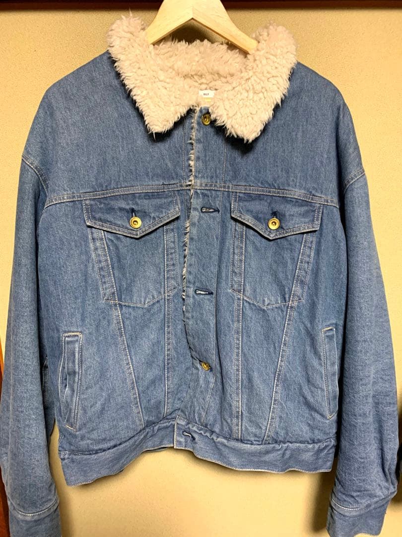 RILY ボアデニムジャケット 今市隆二 RILY ボアデニムジャケット 今市