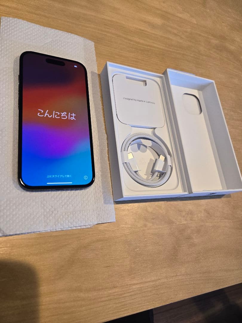 付属品全て有り iPhone15 128GB ブラック SIMフリー スマートフォン