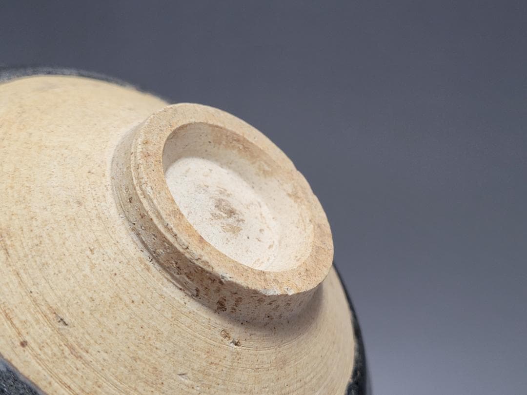 黒釉 窯変紋 茶碗 宋元時代 幅約15.7cm