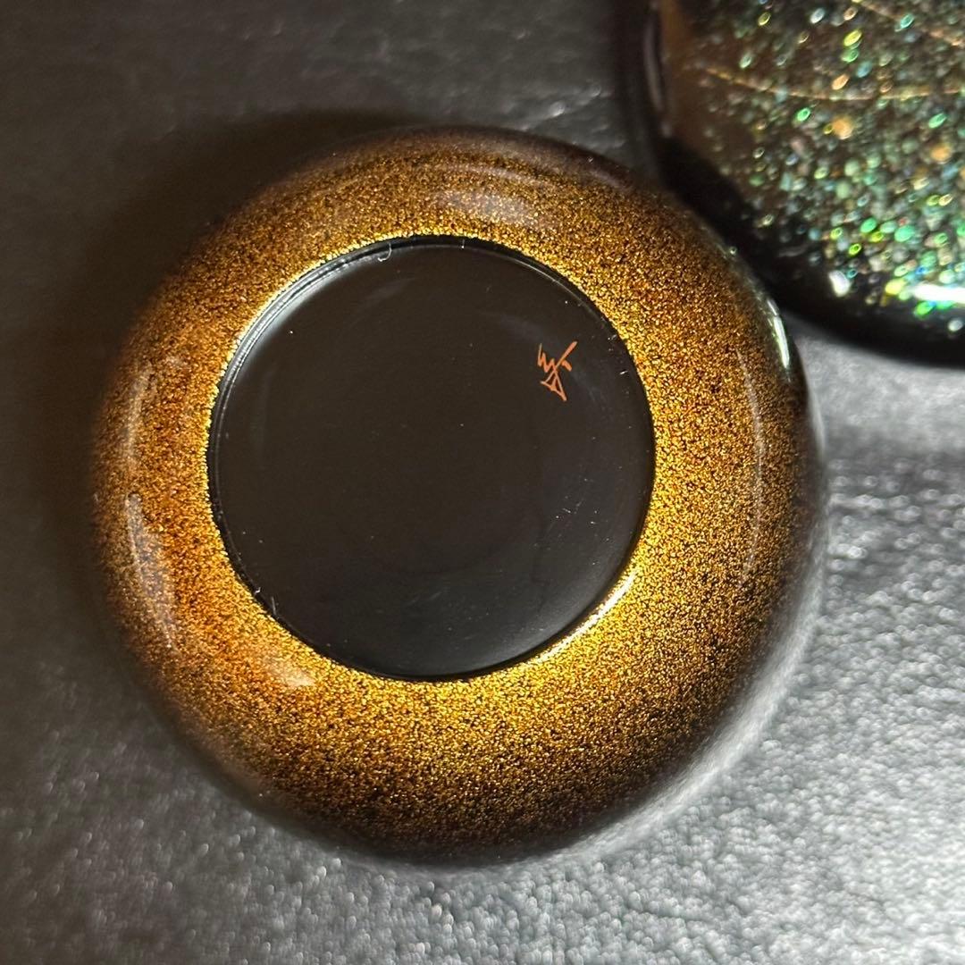 虫 棗/螺鈿 鈴虫 蒔絵 棗！『田中 貴司』作！共箱/共布/栞付☆一