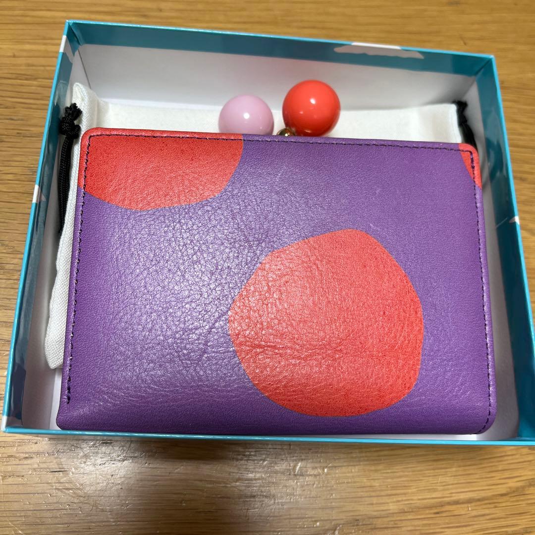 tsumori chisato CARRY ドット柄がま口財布