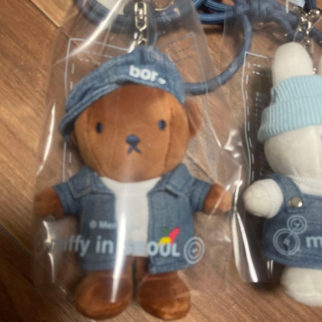 韓国ソウルミッフィー デニムスタイル ぬいぐるみ 3体セット