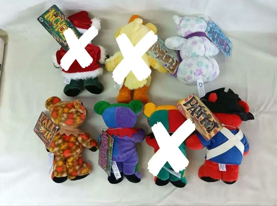 GratefulDead　グレイトフル・デッド　デッドベア　5体　①