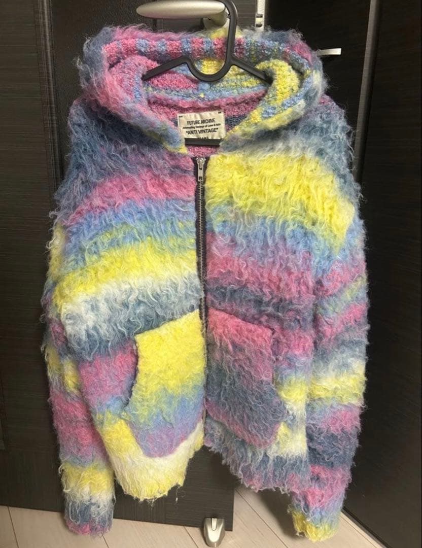 トップス FUTURE ARCHIVE / SHAGGY KNIT PARKA