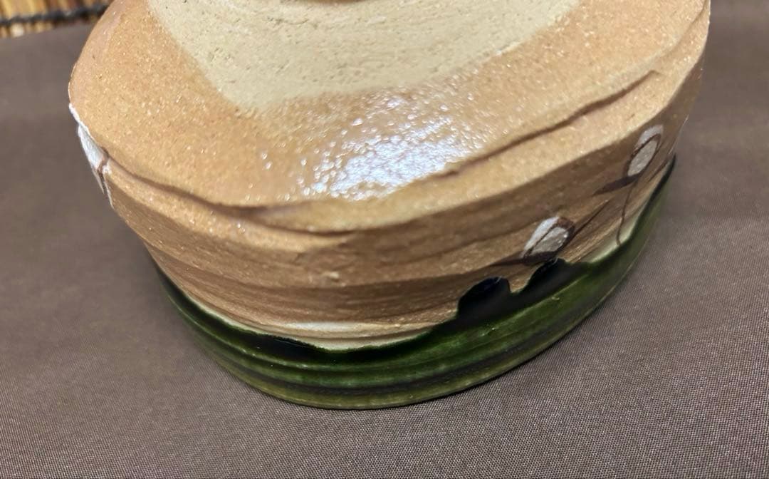 未使用/特価❕瀬戸焼/加藤廉平作/織部/抹茶碗/1点 茶道具/抹茶茶碗 未