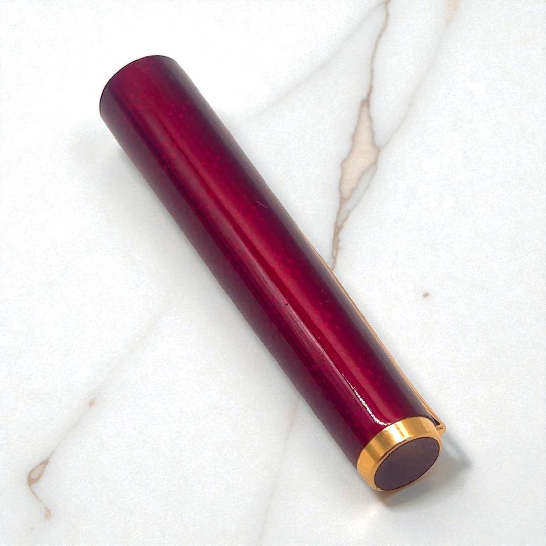 初期型+美品】PILOT パイロット レディー 万年筆 メタリックレッド