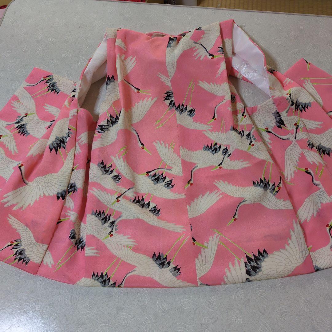 七五三３歳正絹手縫いの被布（中綿無し）