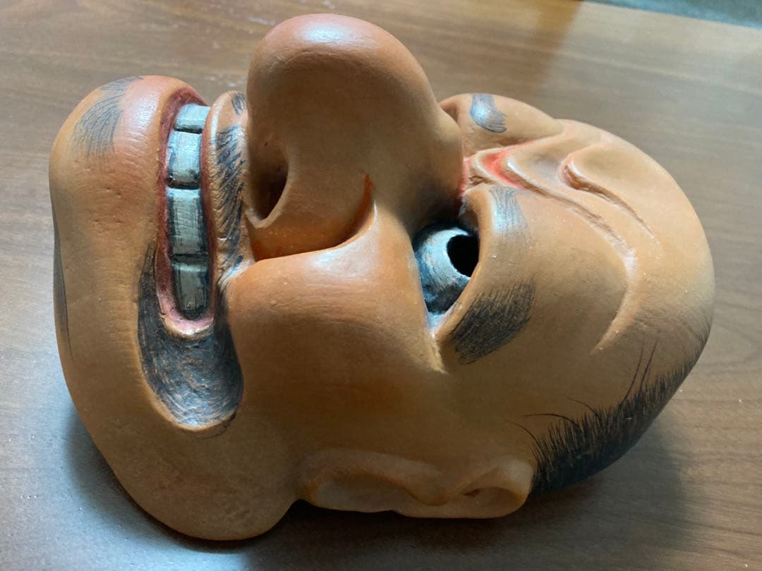 能面 木彫り 手作り