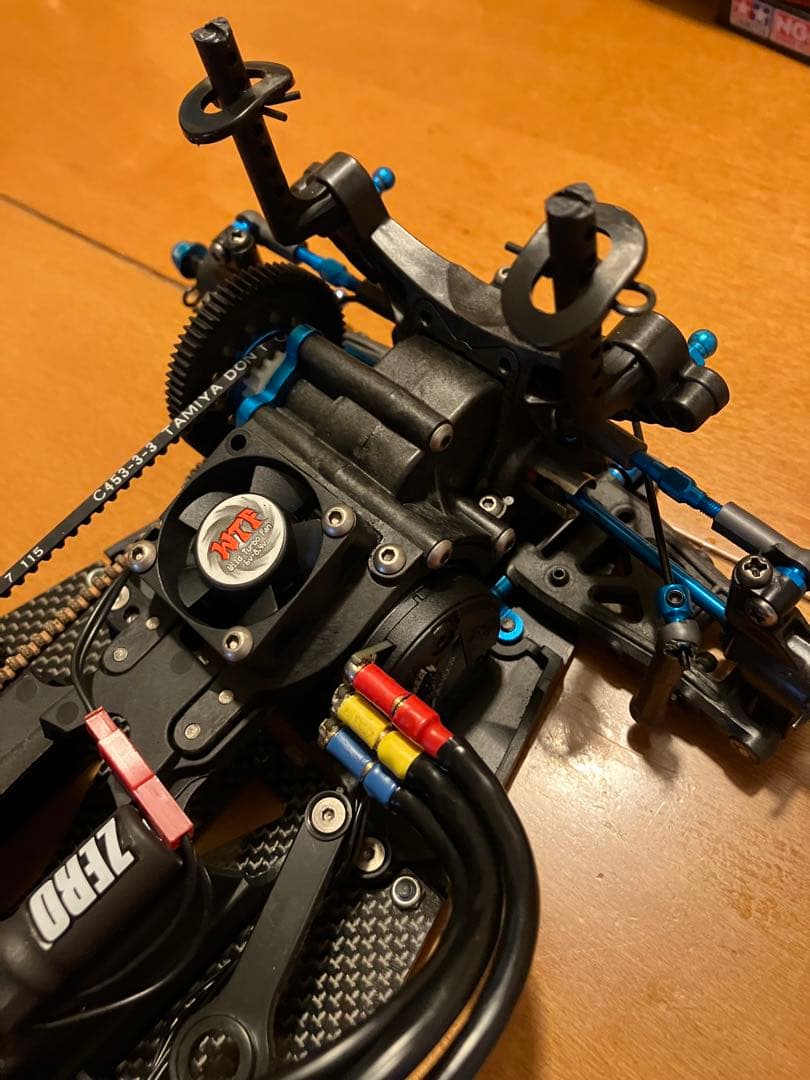 タミヤ TA06メカ＆オプションその他パーツ付き