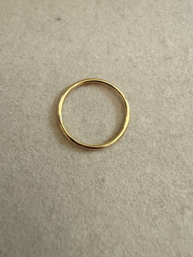 RAPA K18イエローゴールドピンキーリング