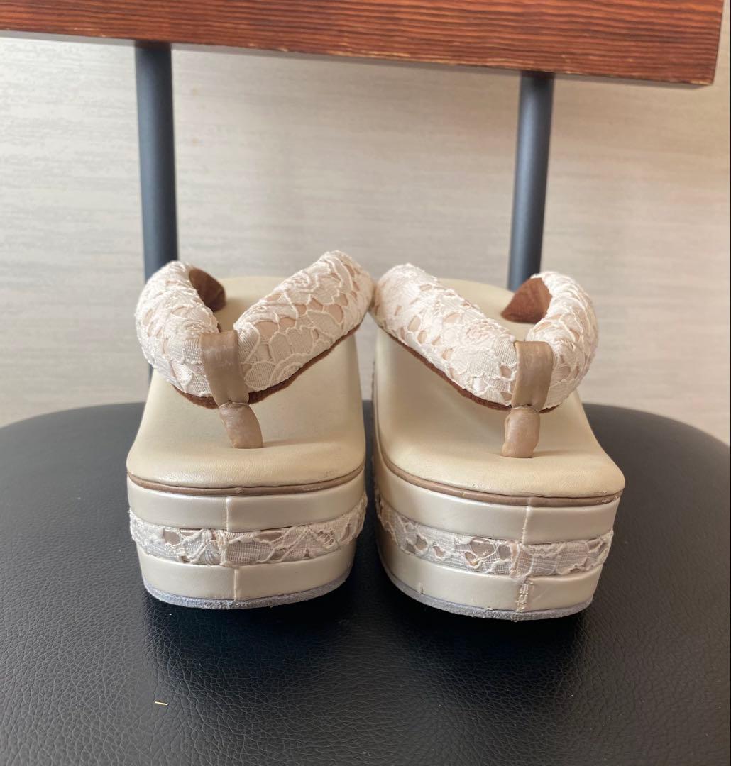 レース・パール草履　レース・パールバック　セット　成人式　振袖　袴