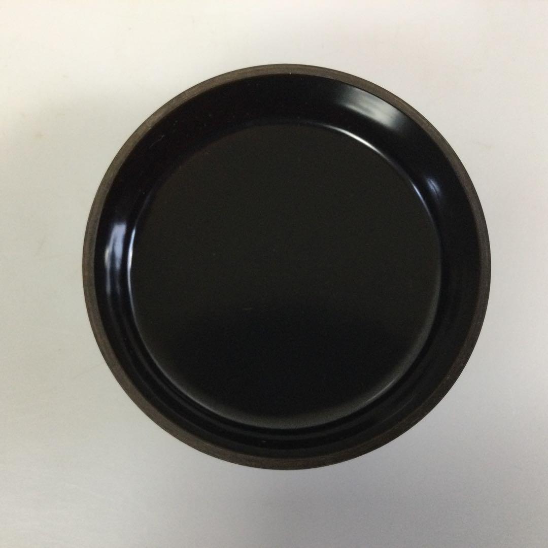 羊歯葉蒔絵棗 木製真塗 銘無し 茶道具 シダ植物 T707