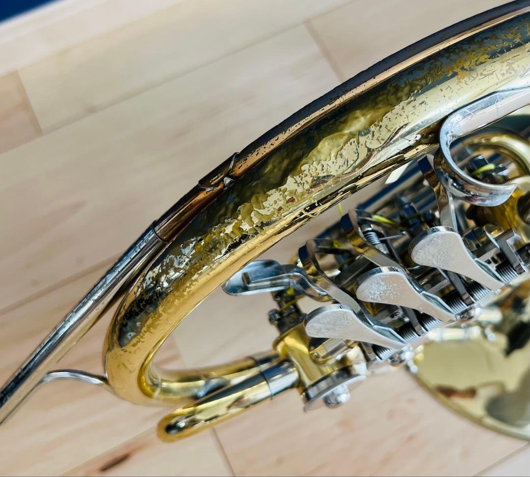 YAMAHA YHR322 Bbシングルフレンチホルン マウスピース　ケース付き